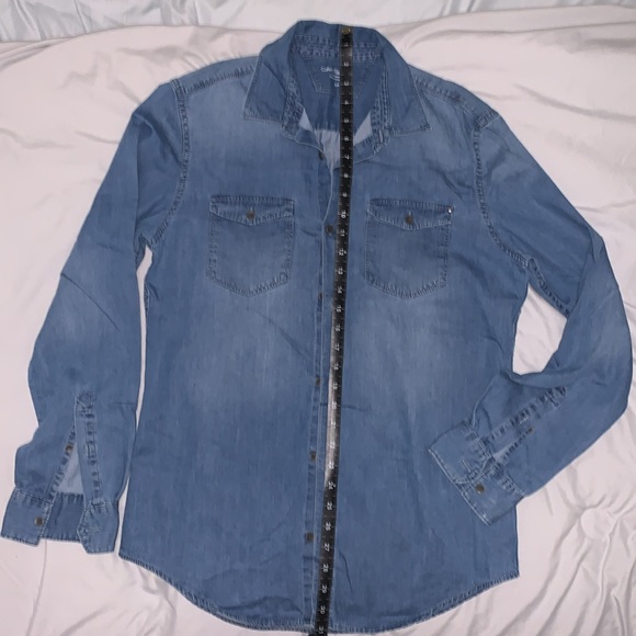 Men's Calvin Klein long sleeve denim - Picture 8 of 8